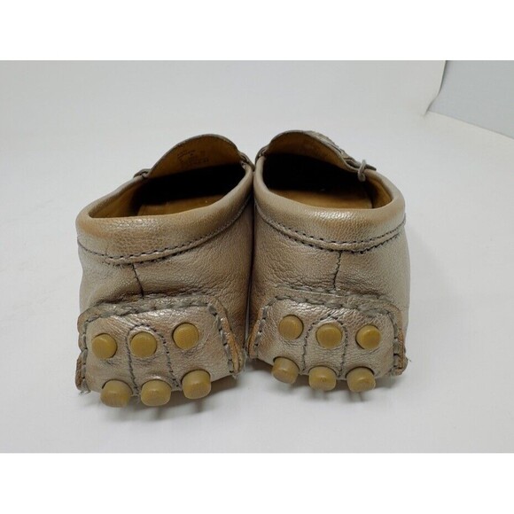 Coach New Yoork Napoleon Gold Leather Loafers / Driving Shoes Size 7B - Picture 7 of 10